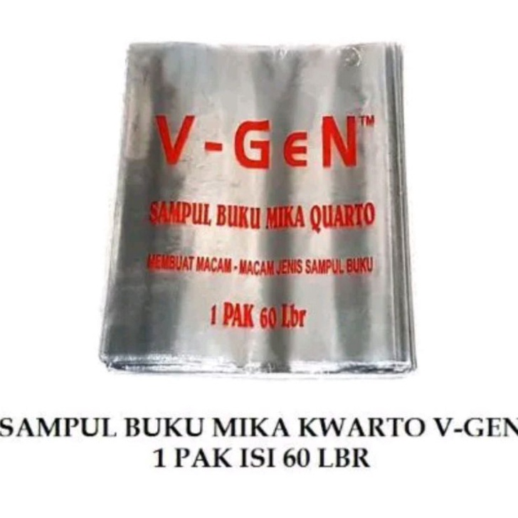 

Produk Keren➾ 8PZFQ Sampul Buku/Sampul Mika Plastik Quarto ( 1pak/60lbr ) K67 Ready Stok