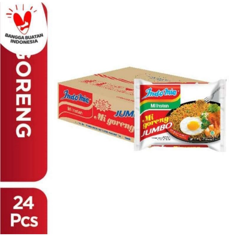 

Indomie Goreng Jumbo 1 dus isi 24pcs