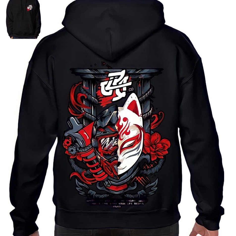 codej8J3v Hoodie Shockbreaker - M,L,XL,XXl - Hitam - Jaket Sweater Suiter Hudie Sewiter Prostreet Su