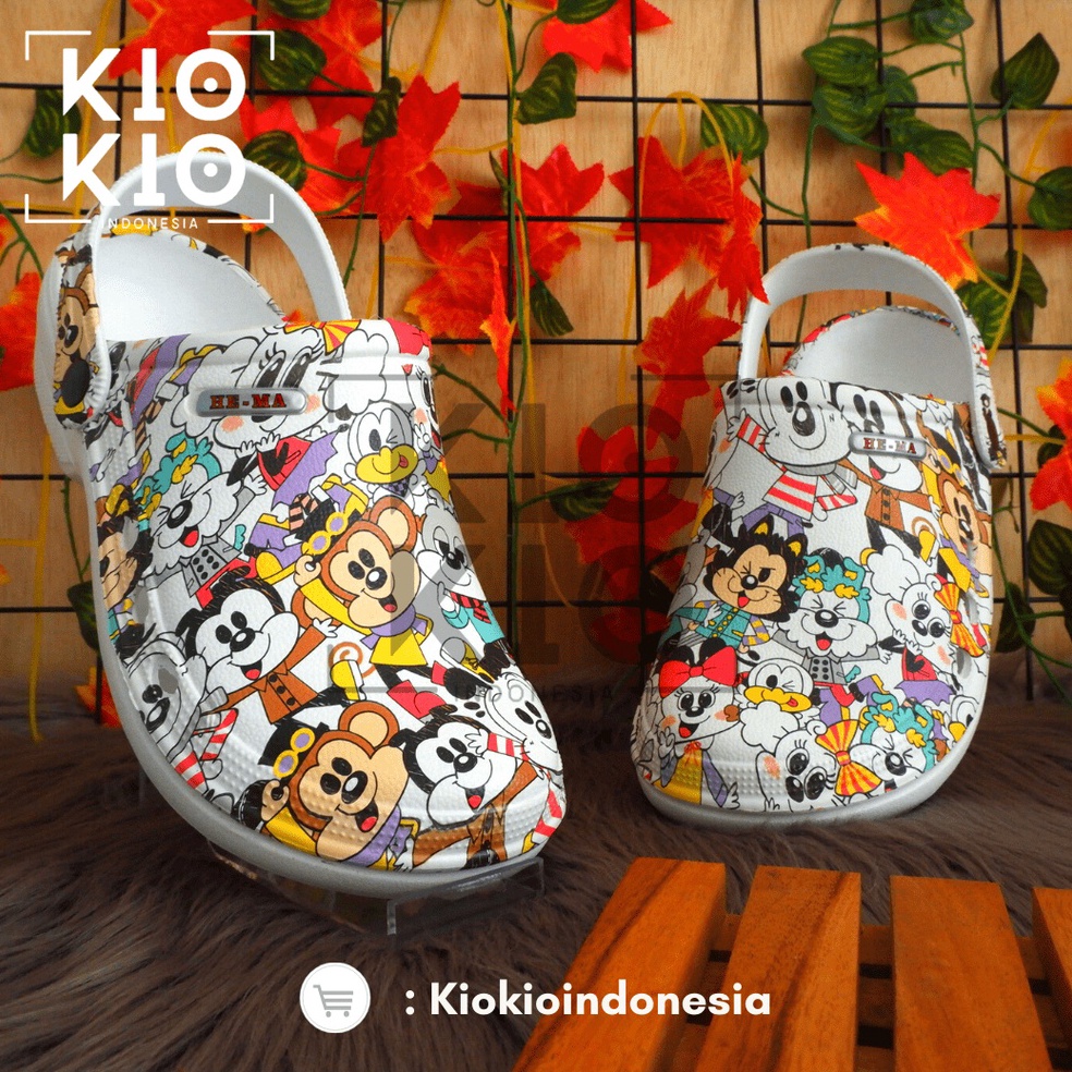 SIAP KIRIM. Sandal Kodok HE-MA Printing / New Arrival Sendal Kodok Printing / Sandal Rumah EVA Pria 