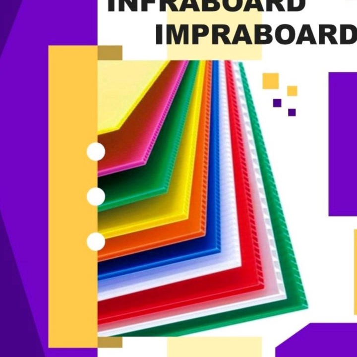 

✴Bayar Di Tempat❈➱ KATDB INFRABOARD IMPRABOARD 50X75cm Tebal 3mm IMPRABOARD 75x50 PP BOARD T61 ➭Diskon