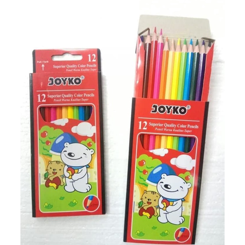 

Terlaku. 8P6ZN Pensil Warna Joyko 12 Superior Quality Color Pencils (CP-12PB) Q62 Sale