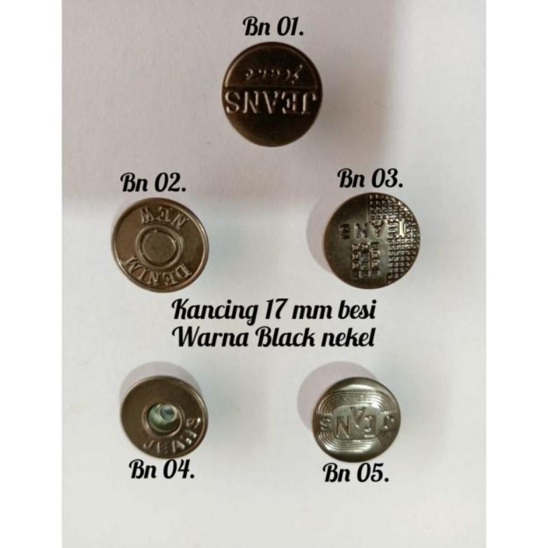 New - KANCING JEANS BESI 17 mm/1000 PCS