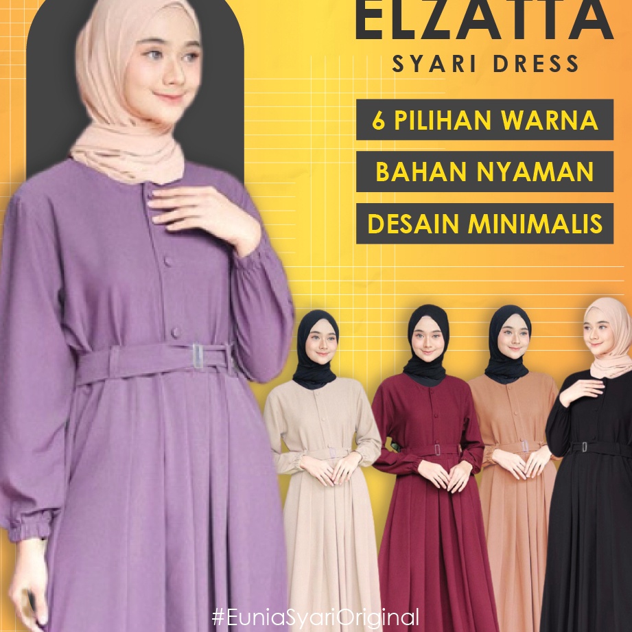 NGKS5035 ✔  Dress Gamis Wanita Remaja Crinkle Gamis Hitam Polos Wanita bahan Crinkle Airflow Dress W