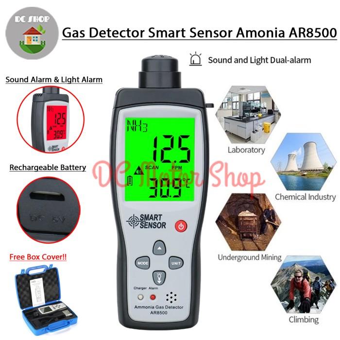 Smart Sensor AR8500 Ammonia Monitor Gas Detector Alat Ukur Amonia NH3