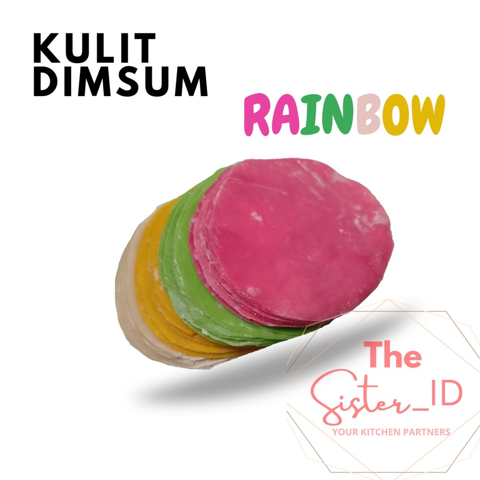 

➧Ready Stok✺➙ BDKBA Kulit Dimsum Gyoza Warna Warni Rainbow Kulit Lumpia Lembut P77 →Terkini