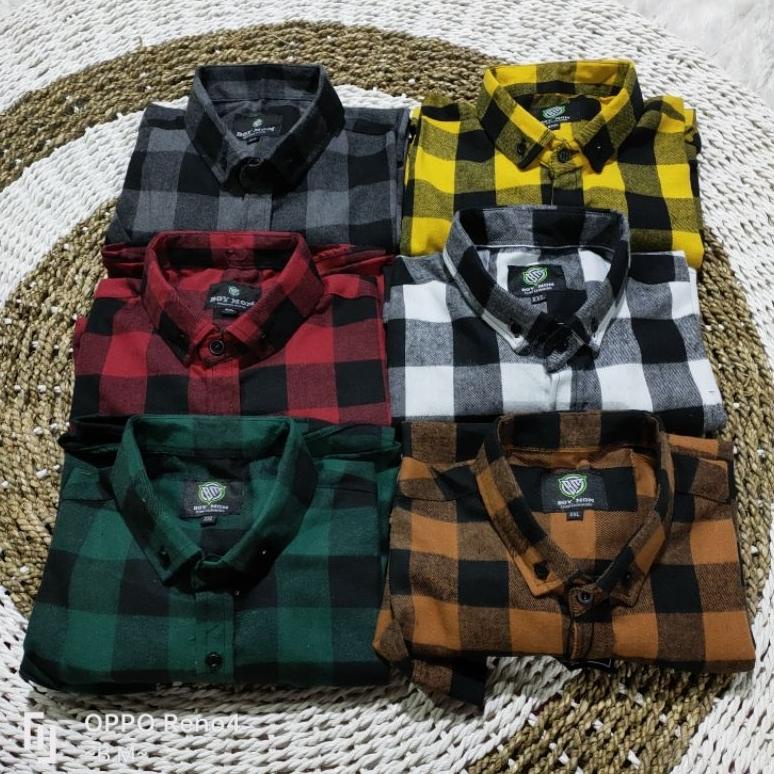 Berkualitas KEMEJA FLANEL CATUR M-L-XL-XXL-XXXL-XXXXL flanel wanita flanel pria flanel distro flanel