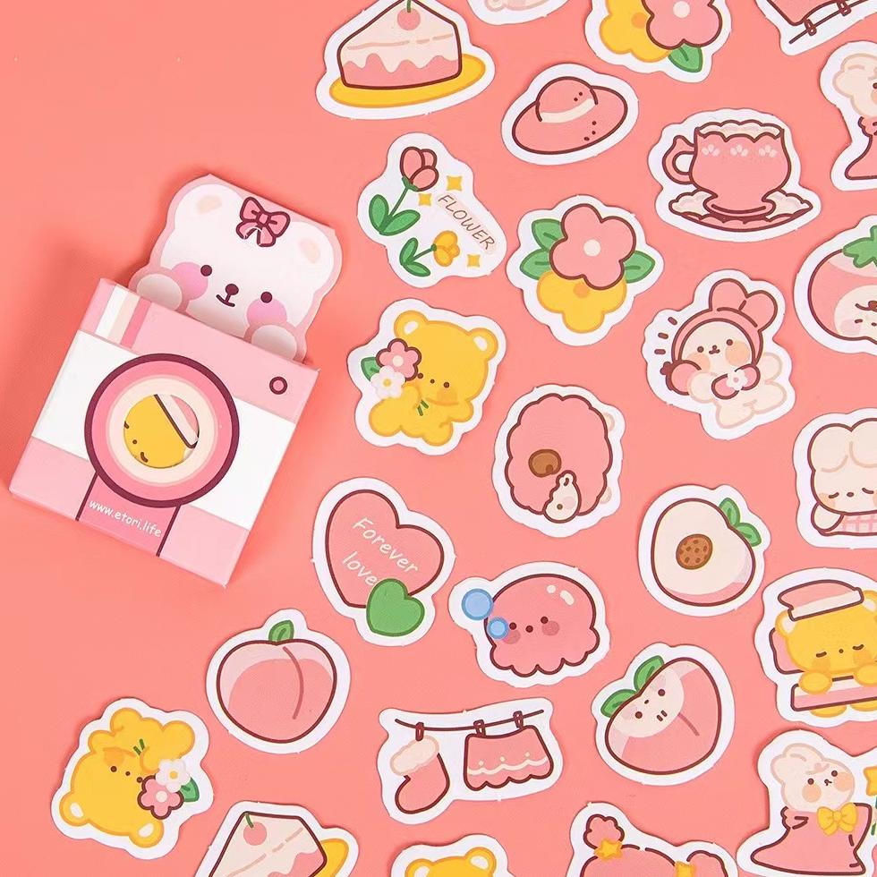 

Trending 40 Pcs Kotak Stiker Hewan Lucu Buku Harian Album Bahan Kolase Stiker