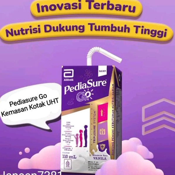 

Di⚡kon !! Pediasure Go 110 ml Susu UHT Pediasure Triplesure