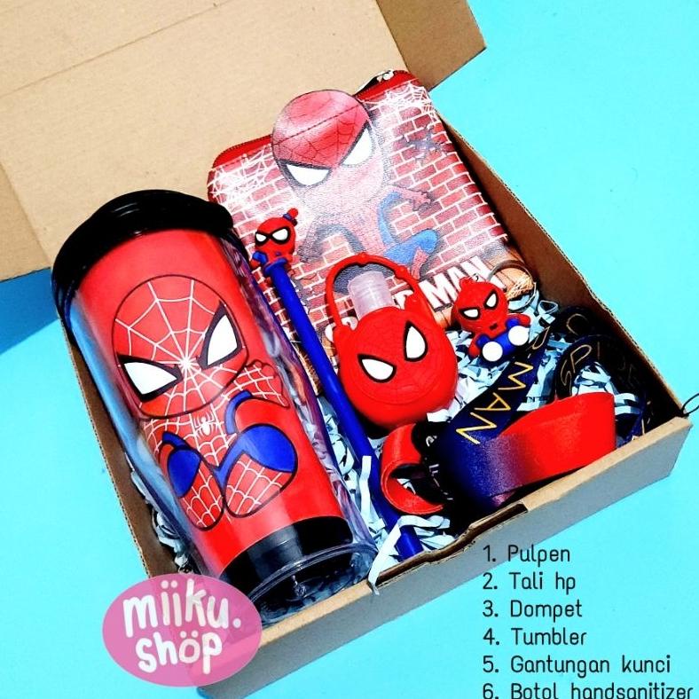 

Sale Birthday Gift Hampers Tumbler Karakter Superhero Spiderman / Captain America / Ironman / Batman / Superman Promo Qny583