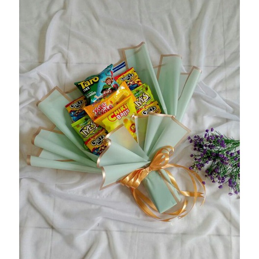 

༄ᶦᶰᵈ᭄ L 68310 Snack Bouquet || Bouquet Snack Small Free Ongkir ♛