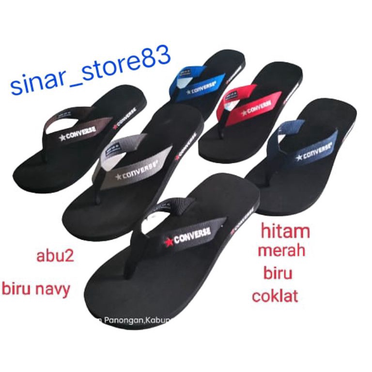 TERBAIK. Sendal Jepit Converse Outdoor Pria Wanita Termurah |Sandal Pria Dan Wanita