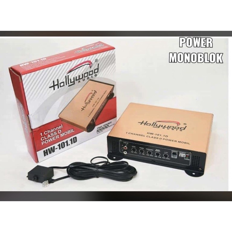 Menarik.. Power monoblock hw-101.1D hollywood