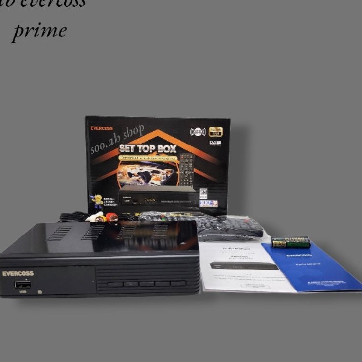 ✻LgD NEW EVERCOSS STB MEGA BOX SET TOP BOX TV DİGİTAL RECEİVER FULL HD ✧ ❈ ー