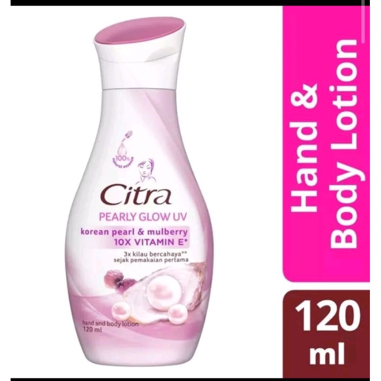 Citra hand & body lotion Pearly glow UV120ml
