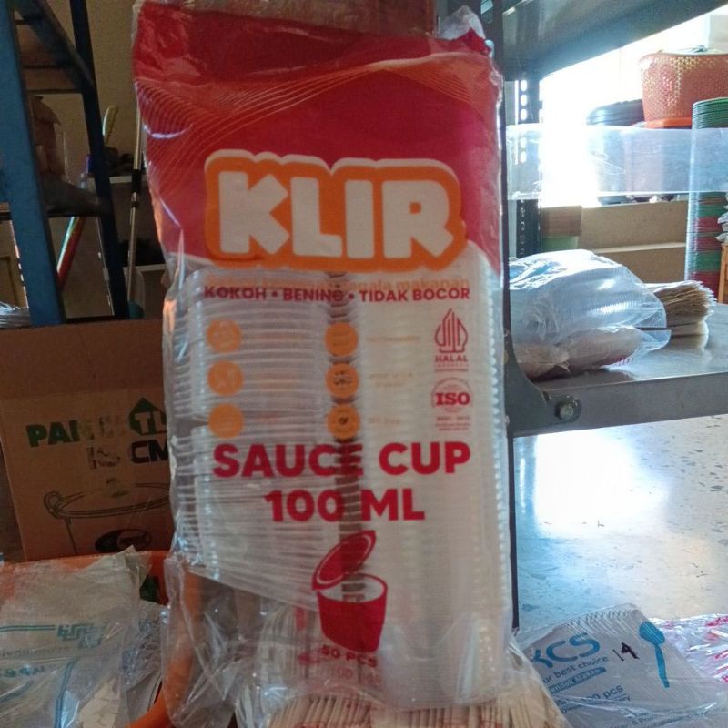 KLIR SAUCE CUP 100 ML
