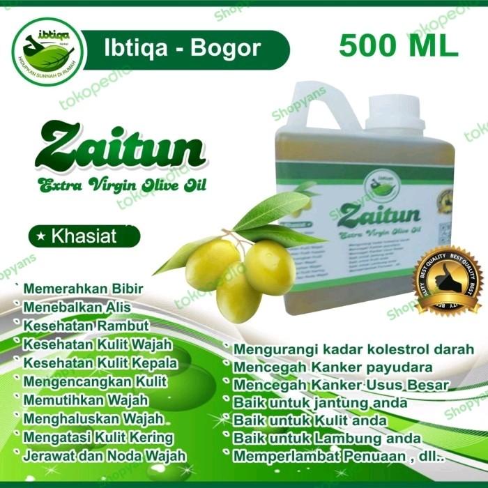 

Minyak Zaitun Extra Virgin Olive Oil 1 Liter Ibtiqa