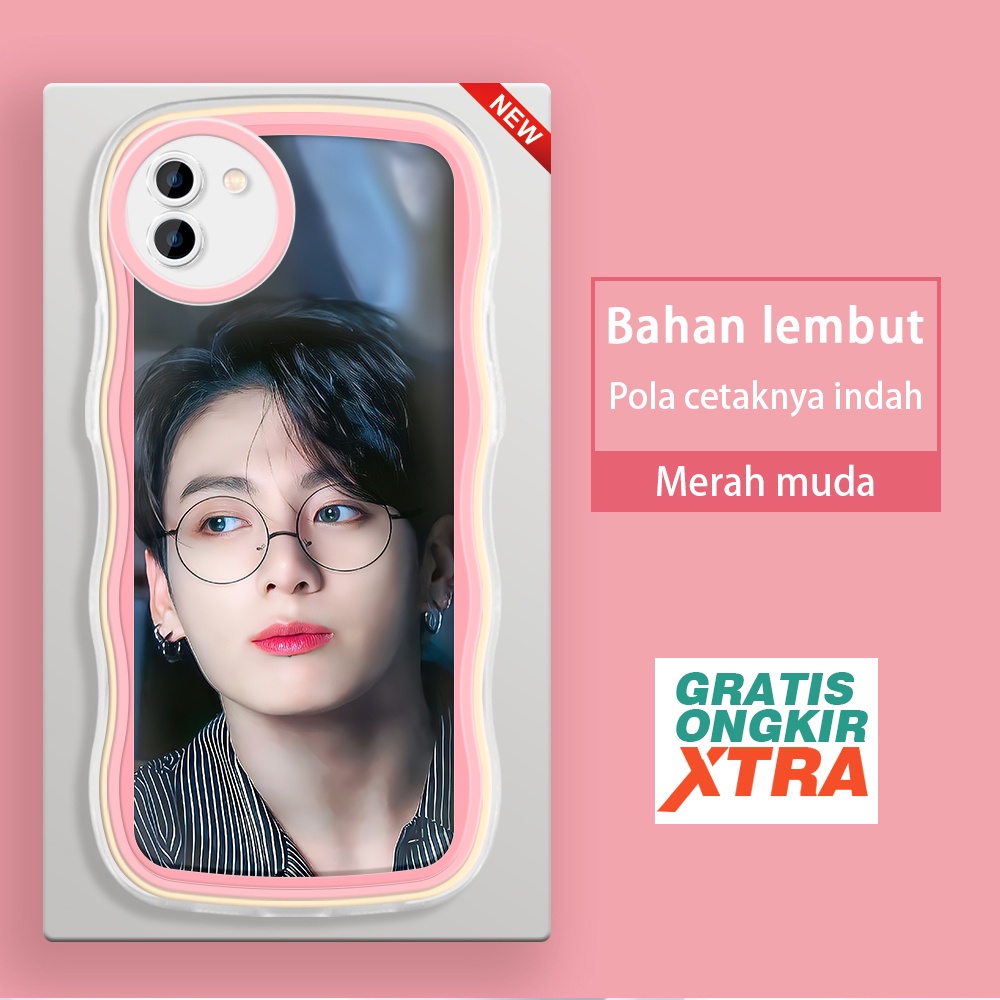 Samsung A12 10 A04S A04 A03S A03 A03C A02 INS BTS Jeon Jung Kook BT21 Cool Kor Kesing case hp murah 