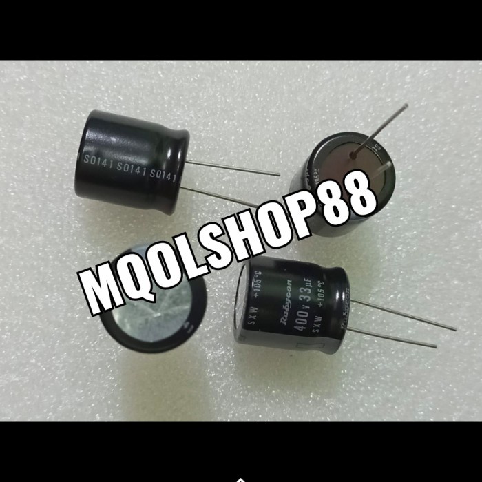 FLASH SALE (1BKS 100PCS) 33UF400V 33UF 400V 33UF/400V CAPASITOR TERLARIS