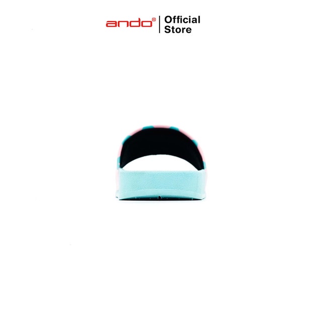 Ando Official Sandal Selop Slip On Flo Wanita Dewasa - Merah Muda/Tosca