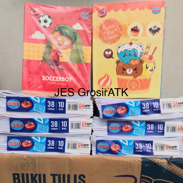 

Paling Popular!! Buku Tulis SIDU 38 Lembar [Pak=10 pcs] Pasti Murah