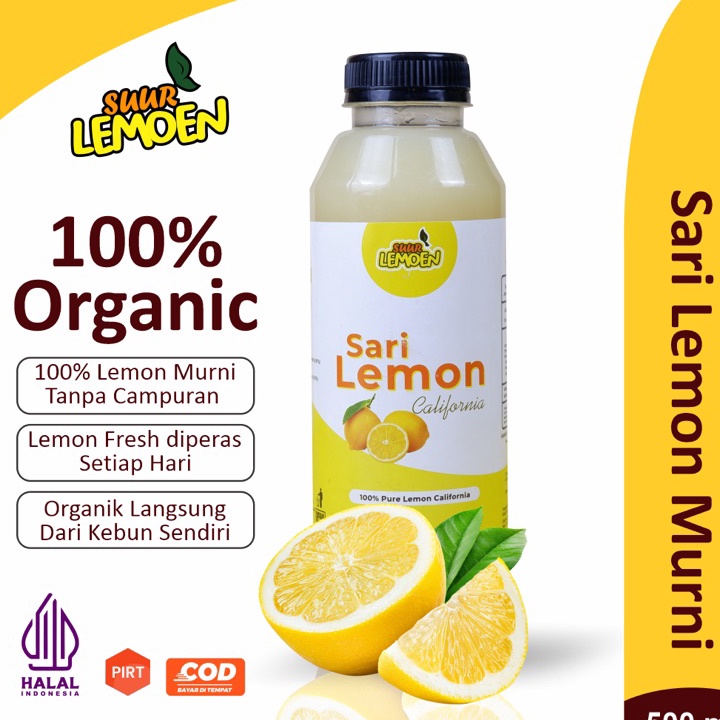 

༄ᶦᶰᵈ᭄ C 6525 Sari Lemon / Air Lemon Murni / Minuman Diet 250ml - 500ml | Lemon California By Suur Lemoen ID >D2289) ⭐⭐⭐⭐⭐ シ