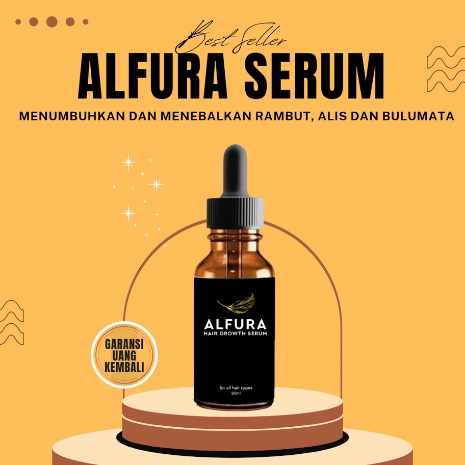 Terkini ALFURA SERUM PENUMBUH RAMBUT RONTOK BOTAK PENEBAL RAMBUT PENEBAL ALIS BULUMATA