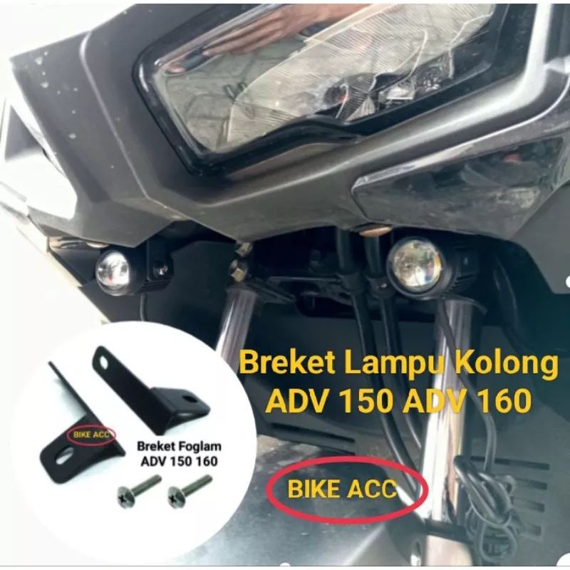 Breket Lampu Foglamp ADV 160 ADV 150 Breket Dudukan Lampu Tembak ADV 160 ADV 150