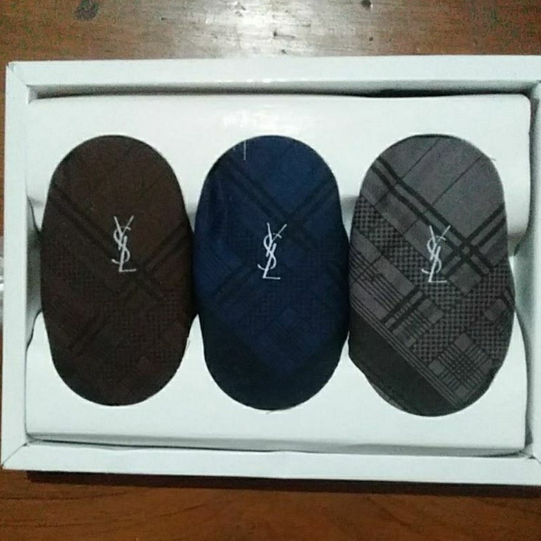 [PRODUK-WF9WN99] 1 Pcs/Biji Sapu Tangan Pria Tebal Berkualitas 100% Cotton ➱Ready