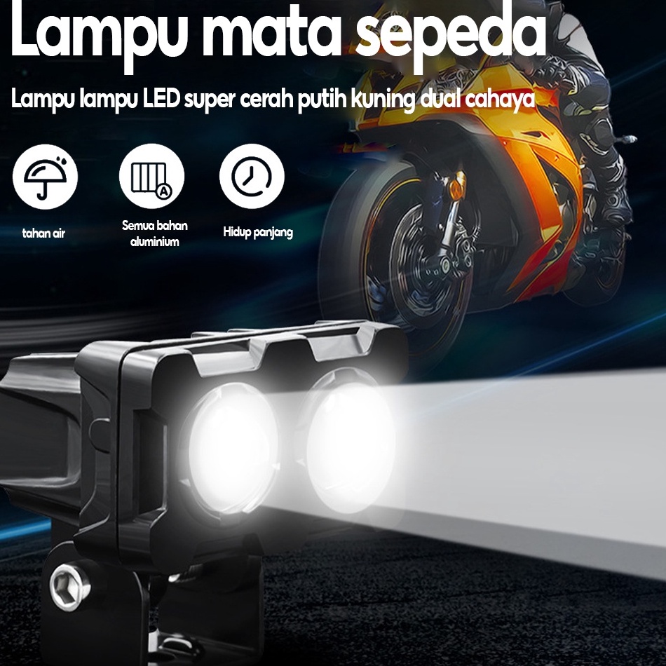 Menarik.. lampu sorot tembak drl led mobil motor korea chip