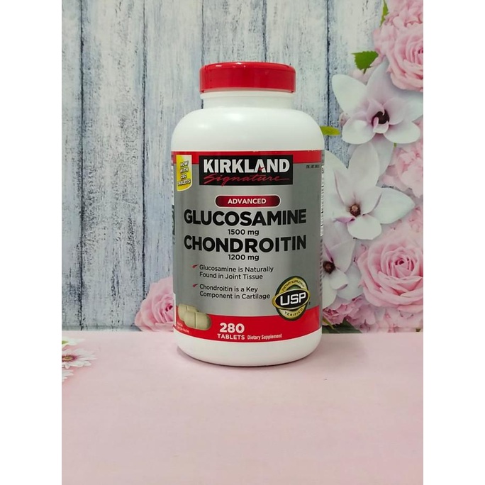 KIRKLAND - GLUCOSAMINE 1500 mg & CHONDROITIN 1200 mg