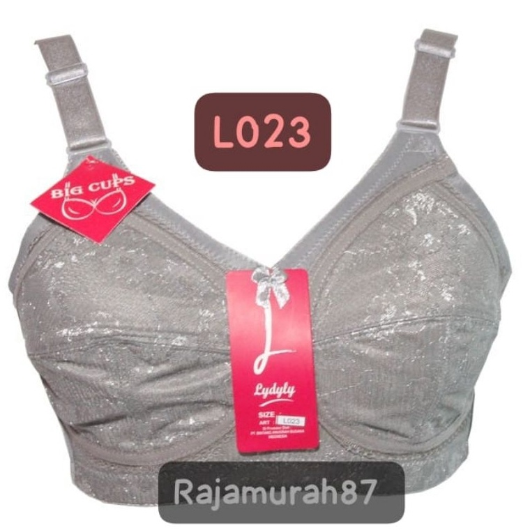 RECOMENDED. Bh Lydyly L023 Big Cup | Bra Cup Besar Tanpa Busa Tanpa Kawat Kait 3 | Bra Lydyly 023
