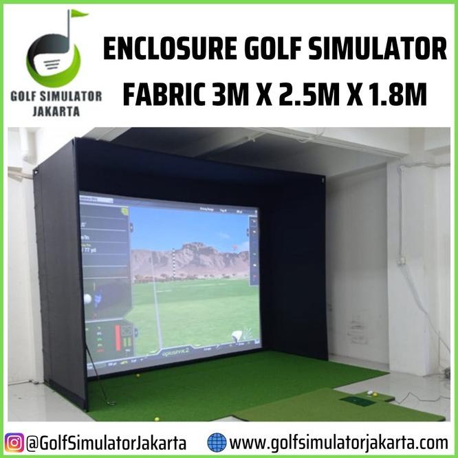 Golf Simulator Studio Fabric Custom Made