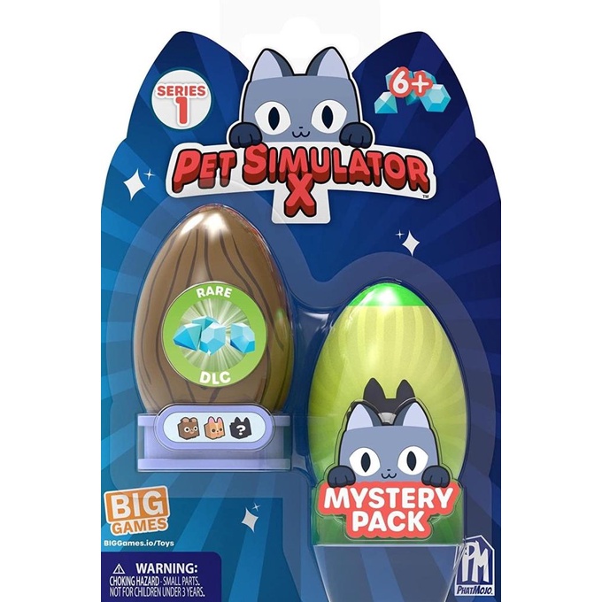 Pet Simulator X - Mystery Pet Minifigures 2-Pack