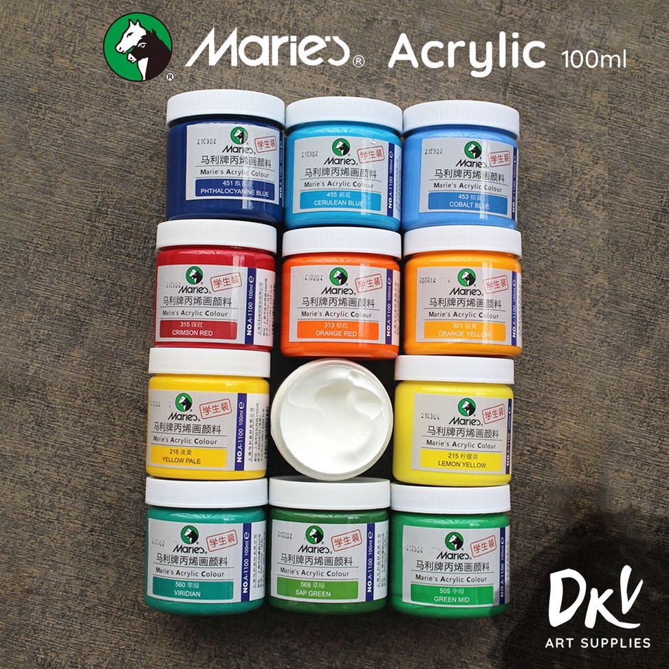 

E095 Maries Acrylic Paint / Cat Akrilik Maries 100ml 100 ml ↔COD