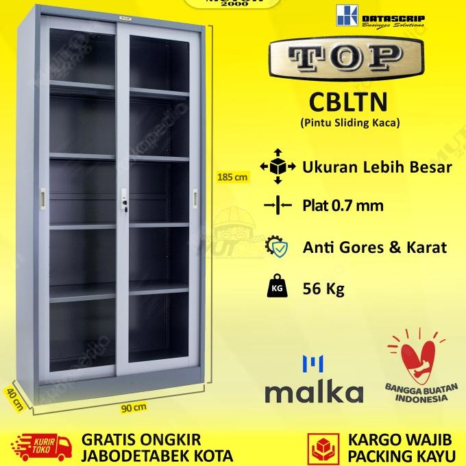 

New Top Cbltn By Datascrip Lemari Arsip Besi Pintu Sliding Kaca Terbaik