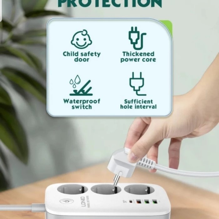 Smart Power Strip Wifi Ldnio Sew3452