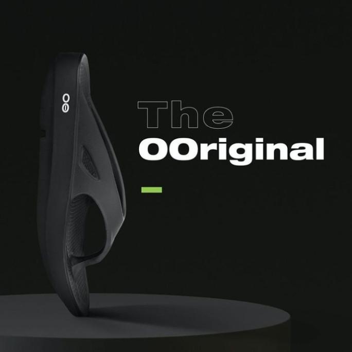 Oofos Unisex Sandal Ooriginal Thong BLack