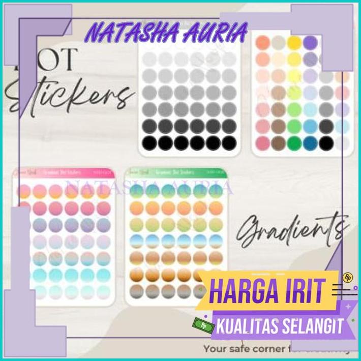 

STICKER LABEL DOT WARNA WARNI / STIKER BULAT / STIKER WARNA / DEKORASI HOT DEAL