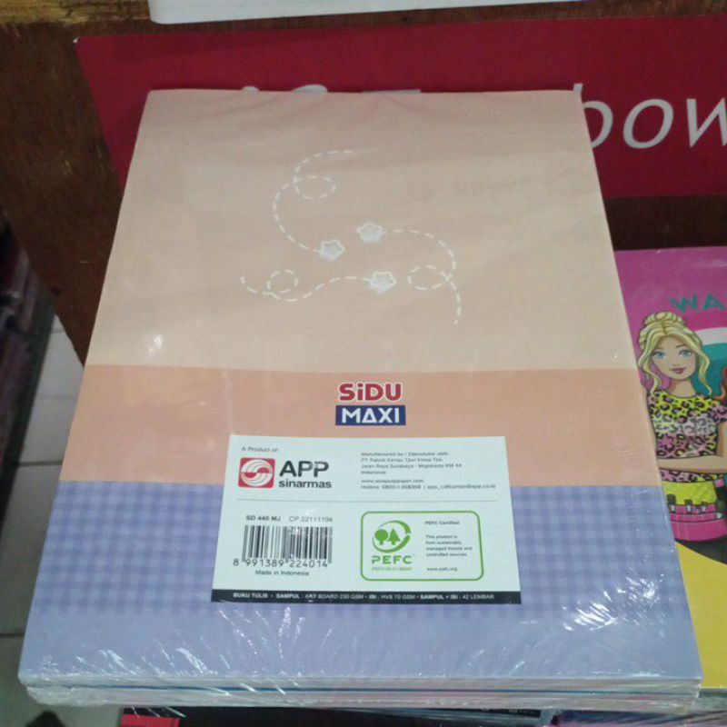 

MilL BUKU TULIS SIDU MAXI BIG BOSS 42 lembar, 5 buku ( besar) / pack