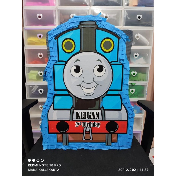 Pinata Karakter Pukul Thomas Kereta Tinggi 60Cm