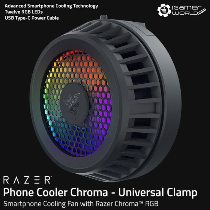 Razer Phone Cooler Chroma For Smartphone With Razer Chroma Rgb