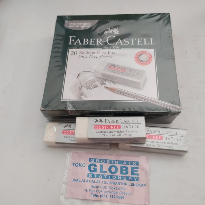 

Aurealia Penghapus Faber - Castell Besar Putih Isi 20 Pcs