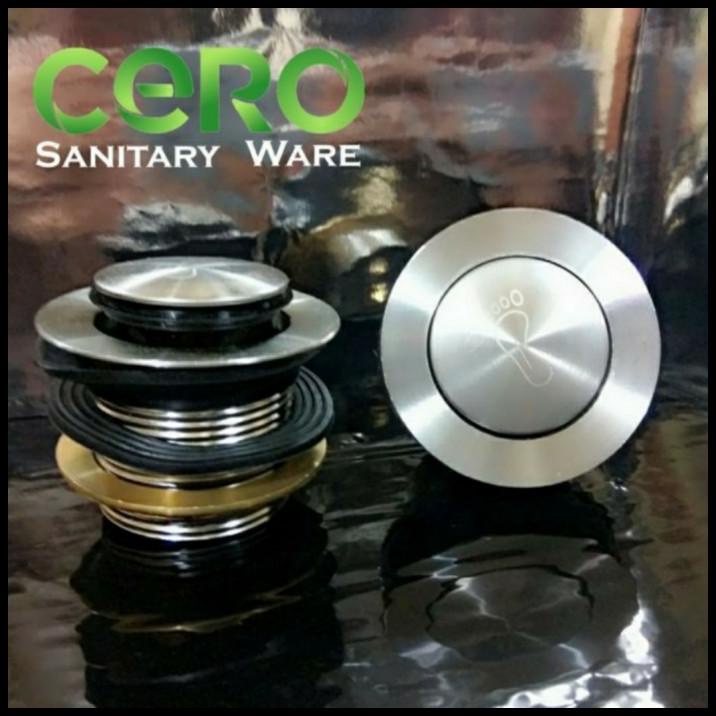 Terlaris Afur Bathub Kamar Mandi Model Pop Up Stainless / Afur Injak Model Toto