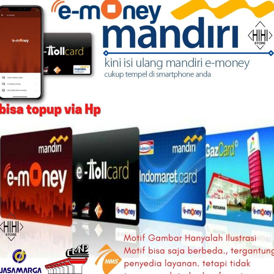 Viral.. KARTU TOLL MANDIRI E MONEY / E TOLL MANDIRI / MANDIRI E-MONEY / E-TOL MANDIRI / KARTU E - TO