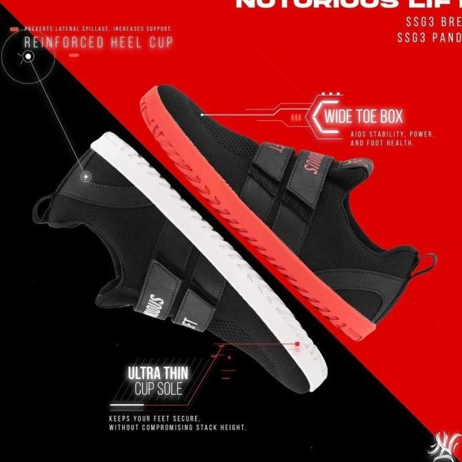 Notorious Lift Sumo Sole Gen 3.0 Wide Toe Box Deadlift Slippers Sepatu