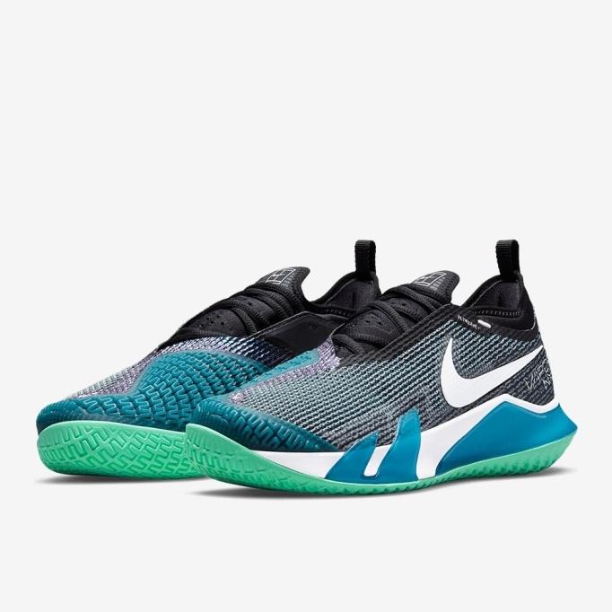 Sepatu Tennis Nike Court React VPR NXT HC Dark Teal Black Green Orig