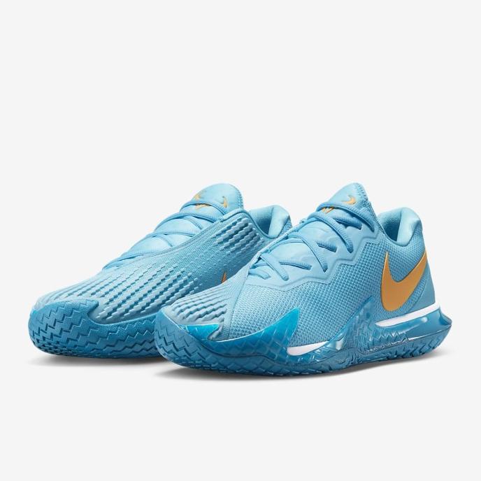 Sepatu Tennis Nike Court Zoom Cage 4 HC Baltic Blue Original AO 2023