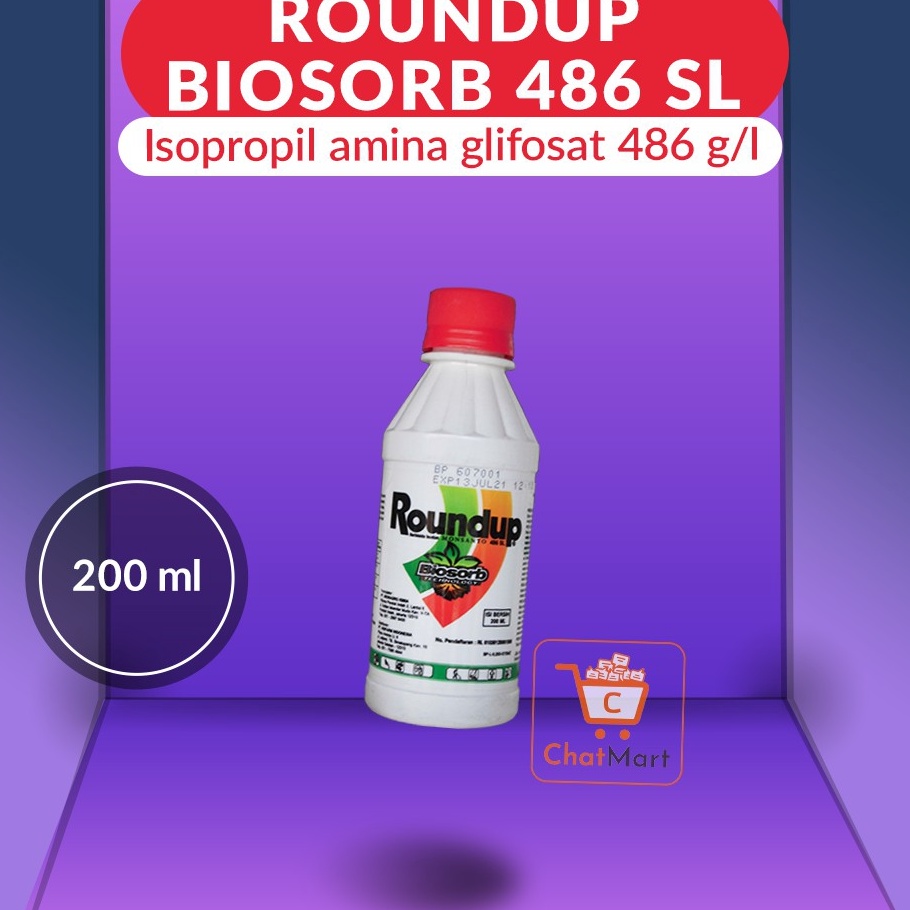 Grosir Roundup 486 SL 200 ml | Pembasmi Rumput Liar | Herbisida/Racun Rumput & Gulma Paling Popular