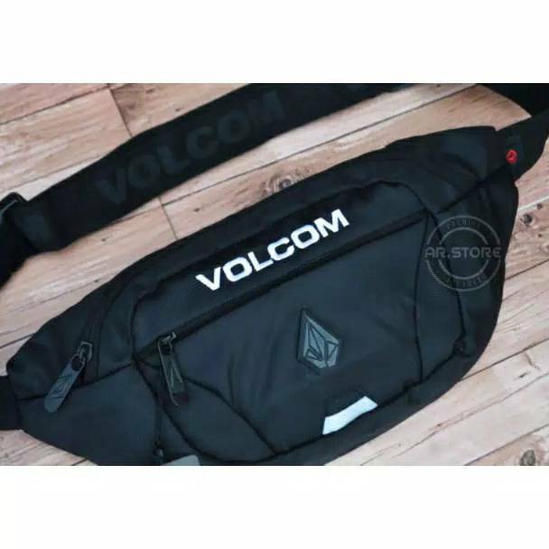 VIRAL. Tas volcom logo besi / waistbag volcom / tas selempang volcom